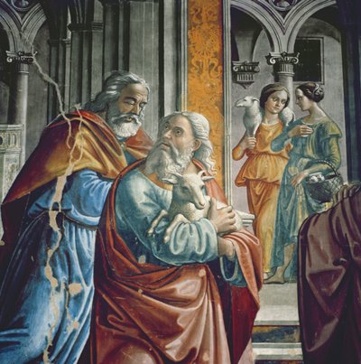The Expulsion of Joachim from the Temple (detail) by Domenico Ghirlandaio